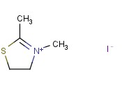 <span class='lighter'>2,3-DIMETHYL-4,5-DIHYDRO-1,3-THIAZOL-3-IUM</span> <span class='lighter'>IODIDE</span>