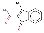 3-METHYL-1-OXO-1H-<span class='lighter'>INDENE</span>-2-CARBOXAMIDE