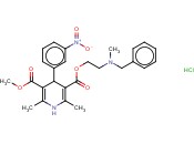 2,6-二甲基-4-(3-<span class='lighter'>硝基苯</span>基)-1,4-二氢-3,5-吡啶二羧酸-2-[甲基(苄基)氨基]乙基甲基酯<span class='lighter'>盐酸盐</span>