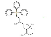 [(2E,4E)-3-甲基-5-(2,6,6-<span class='lighter'>三</span>甲基-1-环己烯-1-基)-2,4-戊二乙烯]<span class='lighter'>三</span><span class='lighter'>苯基</span><span class='lighter'>氯化</span><span class='lighter'>膦</span>