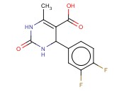 4-(3,4-DIFLUOROPHENYL)-1,2,3,4-TETRAHYDRO-6-METHYL-2-<span class='lighter'>OXO-5-PYRIMIDINECARBOXYLIC</span> ACID