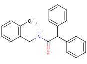 N-(2-methylbenzyl)-2,2-diphenylacetamide