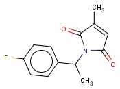 1-[1-(4-FLUOROPHENYL)ETHYL]-3-<span class='lighter'>METHYLPYRROLE</span>-2,5-DIONE