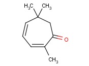 <span class='lighter'>2,6,6-TRIMETHYLCYCLOHEPTA-2,4-DIEN-1-ONE</span>