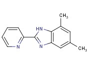 5,7-<span class='lighter'>Dimethyl-2-pyridin-2-yl</span>-1H-benzimidazole