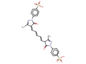4-[4,5-二氢-4-[5-[5-羟基-3-甲基-1-(4-磺酸苯基)-1H-吡唑-2-<span class='lighter'>基</span>-]-2,4-<span class='lighter'>亚</span>戊二<span class='lighter'>烯</span><span class='lighter'>基</span>]-3-甲基-5-氧代-1H-吡唑-1-<span class='lighter'>基</span>]<span class='lighter'>苯</span>磺酸