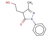4-(2-羟乙基)-3-甲基-1-苯基-2-<span class='lighter'>吡唑</span>啉-5-酮