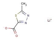 LITHIUM 5-METHYL-1,3,4-THIADIAZOLE-2-<span class='lighter'>CARBOXYLATE</span>