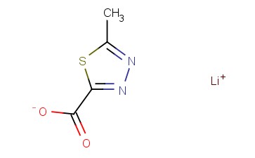 <span class='lighter'>LITHIUM</span> 5-METHYL-1,3,4-THIADIAZOLE-2-CARBOXYLATE