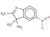 <span class='lighter'>2,3,3</span>-<span class='lighter'>三甲基</span>-5-<span class='lighter'>硝基</span>-3H-<span class='lighter'>吲哚</span>