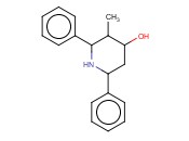 3-METHYL-2,6-<span class='lighter'>DIPHENYL</span>-4-PIPERIDINOL