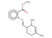 2-[[(2,4-二甲基-3-<span class='lighter'>环</span>己烯-1-基)亚甲基]氨基]苯<span class='lighter'>甲酸</span><span class='lighter'>甲</span><span class='lighter'>酯</span>