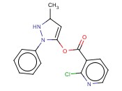 5-<span class='lighter'>甲基</span>-2-苯基-2,5-二氢-1H-吡唑-3-基-2-<span class='lighter'>氯</span><span class='lighter'>烟酸</span>