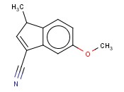 5-METHOXY-1-METHYL-1H-<span class='lighter'>INDENE</span>-3-CARBONITRILE