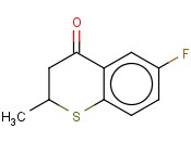 <span class='lighter'>6-FLUORO-2-METHYL-3,4-DIHYDRO-2H-1-BENZOTHIOPYRAN-4-ONE</span>