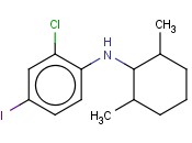 2-CHLORO-N-(2,6-DIMETHYLCYCLOHEXYL)-<span class='lighter'>4-IODOANILINE</span>