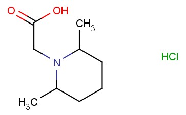 <span class='lighter'>2,6-DIMETHYL-1-PIPERIDINEACETIC</span> ACID <span class='lighter'>HYDROCHLORIDE</span>