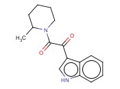 1-(1H-INDOL-3-YLOXOACETYL)-2-METHYLPIPERIDINE