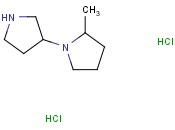 2-甲基-1,3'-联<span class='lighter'>吡咯烷</span>二盐酸盐