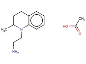 <span class='lighter'>1-QUINOLINEETHYLAMINE</span>, <span class='lighter'>3,4-DIHYDRO-2-METHYL-</span>, <span class='lighter'>ACETATE</span>