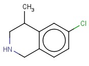 <span class='lighter'>6-CHLORO-1,2,3,4-TETRAHYDRO-4-METHYLISOQUINOLINE</span>