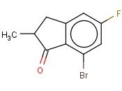 7-BROMO-5-FLUORO-2-METHYL-1-<span class='lighter'>INDANONE</span>