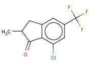 7-CHLORO-2-METHYL-5-TRIFLUOROMETHYL-1-<span class='lighter'>INDANONE</span>