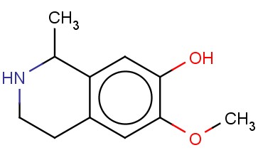 <span class='lighter'>6-METHOXY-1-METHYL-1,2,3,4-TETRAHYDROISOQUINOLIN-7-OL</span>