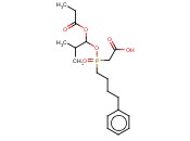 [(2-甲基-1-丙酰基丙氧基)(4-苯丁基)膦酰]乙酸