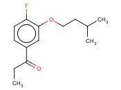 4'-FLUORO-3'-<span class='lighter'>ISO</span>-PENTOXYPROPIOPHENONE
