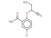 2-(2-<span class='lighter'>ACETYL</span>-4-CHLOROPHENOXY)BUTANENITRILE