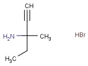3-METHYLPENT-1-YN-3-AMINE <span class='lighter'>HYDROBROMIDE</span>