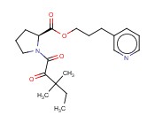 1-(1,2-二氧代-3,3-二甲基戊基)-L-<span class='lighter'>脯氨酸</span> (3-吡啶基)丙<span class='lighter'>酯</span>