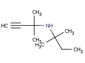 N-叔戊基-1,1-二甲基<span class='lighter'>炔</span>丙基<span class='lighter'>胺</span>