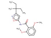 N-(3-(1-<span class='lighter'>乙基</span>-1-甲基丙基)-1,2-唑-5-<span class='lighter'>基</span>)-2,6-二甲氧基<span class='lighter'>苯</span>酰胺