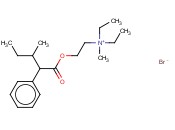 二<span class='lighter'>乙基</span>(甲基)(2-(3-甲基-2-苯基戊酰氧基)<span class='lighter'>乙基</span>)<span class='lighter'>溴</span><span class='lighter'>化</span><span class='lighter'>铵</span>