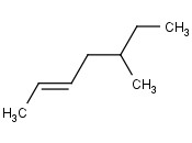5-<span class='lighter'>甲基</span>-2-庚烯 (顺反异构<span class='lighter'>体</span>混和物)