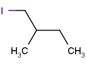 1-<span class='lighter'>碘</span>-2-甲基丁烷(含稳定剂铜屑)
