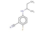 5-[(BUTAN-2-YL)AMINO]-<span class='lighter'>2-FLUOROBENZONITRILE</span>
