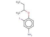 4-(BUTAN-2-YLOXY)-<span class='lighter'>3-IODOANILINE</span>