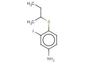 4-(BUTAN-2-YLSULFANYL)-<span class='lighter'>3-IODOANILINE</span>
