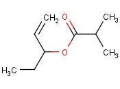 1-戊烯-3-醇<span class='lighter'>异</span><span class='lighter'>丁酸</span>酯