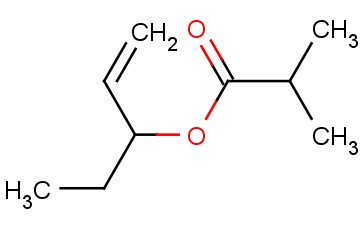 1-戊烯-3-醇<span class='lighter'>异</span><span class='lighter'>丁酸</span>酯