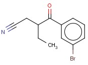 3-[(<span class='lighter'>3-BROMOPHENYL</span>)CARBONYL]PENTANENITRILE