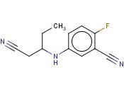 5-[(1-CYANOBUTAN-2-YL)AMINO]-<span class='lighter'>2-FLUOROBENZONITRILE</span>