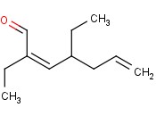 2,4-<span class='lighter'>二</span>乙基-2,6-庚<span class='lighter'>二</span>烯<span class='lighter'>醛</span>