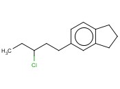 5-(3-CHLOROPENTYL)-2,3-DIHYDRO-1H-<span class='lighter'>INDENE</span>