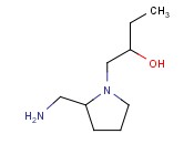 1-[2-(AMINOMETHYL)-1-PYRROLIDINYL]-2-<span class='lighter'>BUTANOL</span>