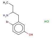 3-(2-AMINOBUTYL)-4-<span class='lighter'>BROMOPHENOL</span> HYDROCHLORIDE