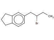 5-(2-BROMOBUTYL)-2,3-DIHYDRO-1H-<span class='lighter'>INDENE</span>